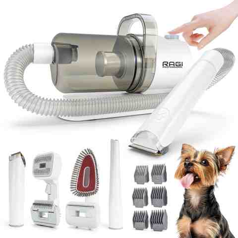 Odkurzacz do sierści psa, maszynka i szczotka - akcesoria do strzyżenia zwierząt