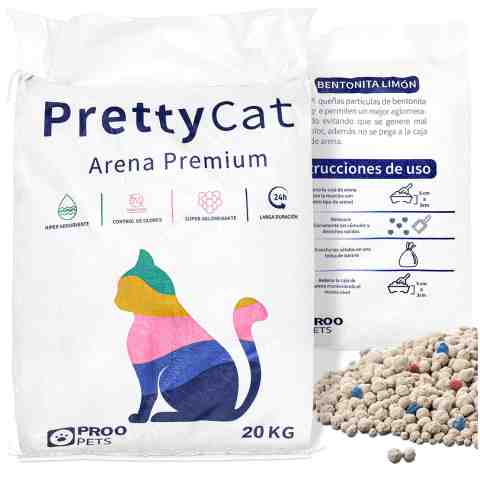 Żwirek dla kotów BENTONITOWY Żwirek 25 L ZBRYLAJĄCY