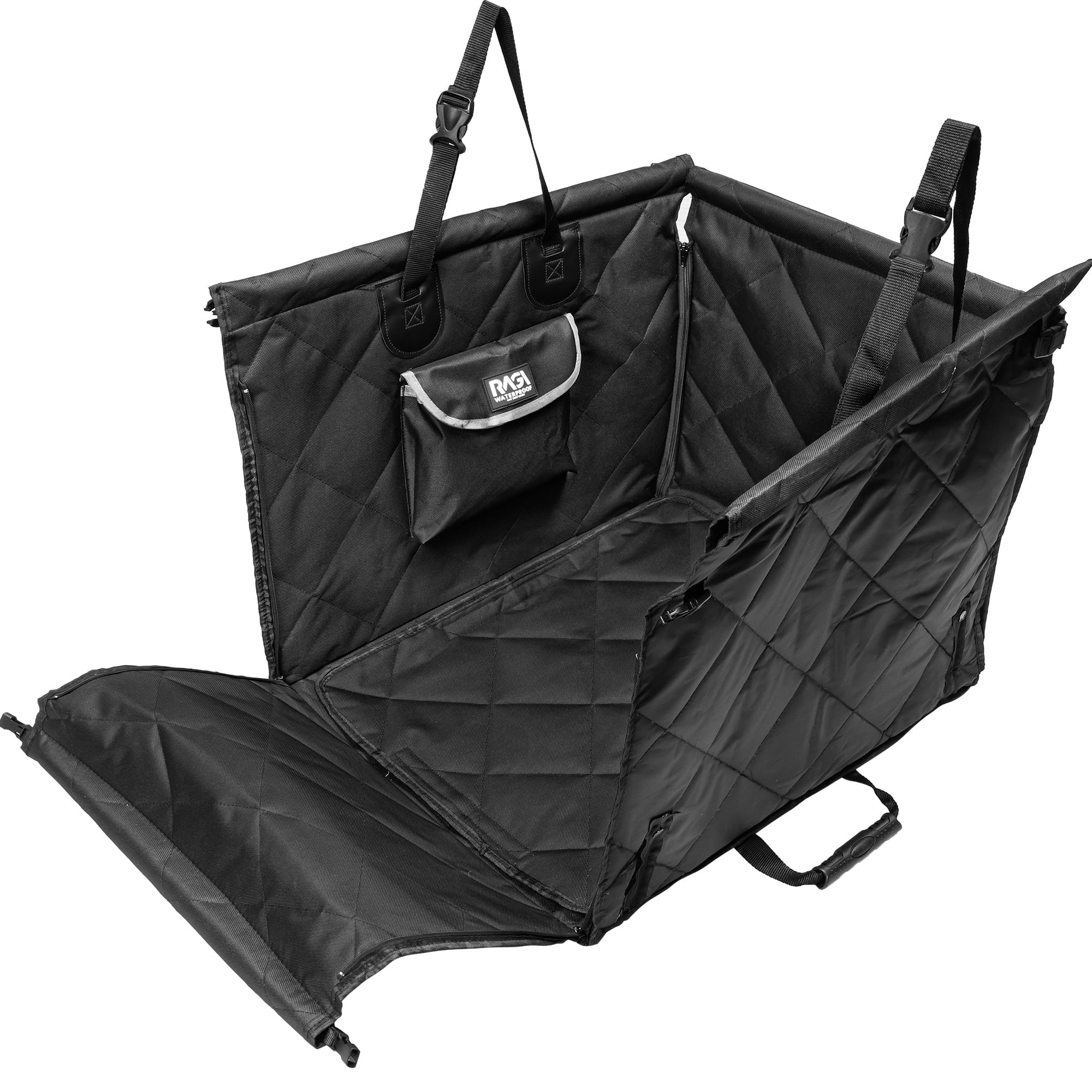 Czarny Fotelik Samochodowy Dla Psa Duży - obrazek 3