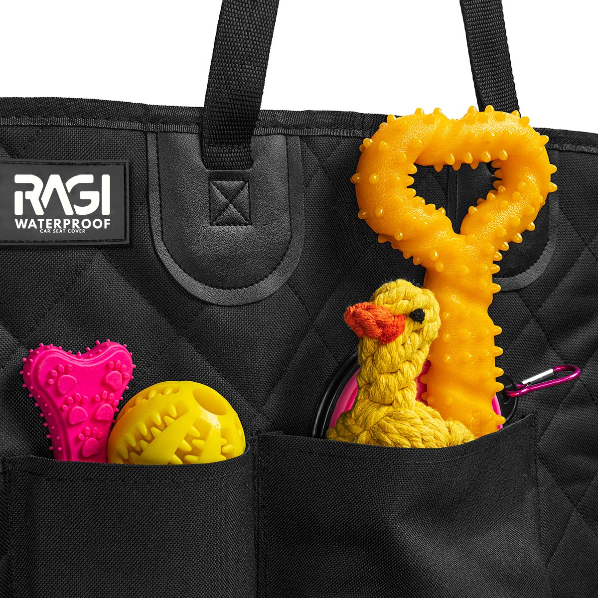 Wodoodporny Pokrowiec na Siedzenia do Samochodu dla Psa - obrazek 5