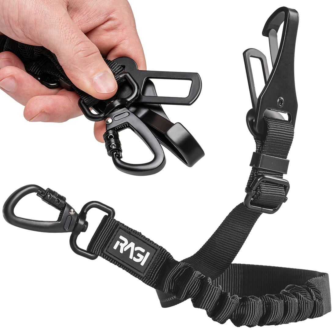 Smycz dla psa i kota, pasy bezpieczeństwa ISOFIX 2w1 do samochodu - obrazek 4