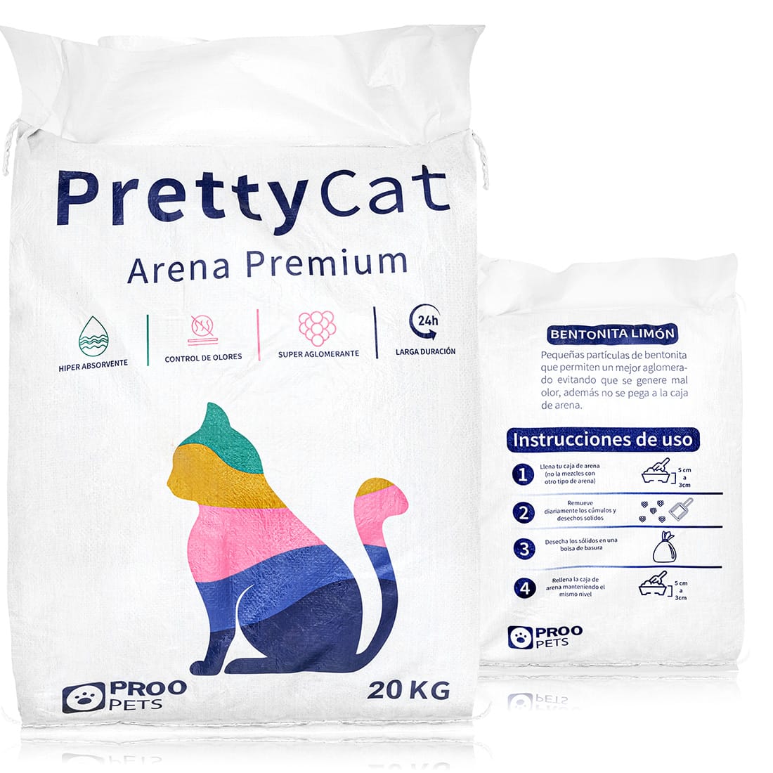 Żwirek dla kota bentonitowy 10kg 100% naturalny ekologiczny LAWENDOWY BEZPYŁOWY - obrazek 3