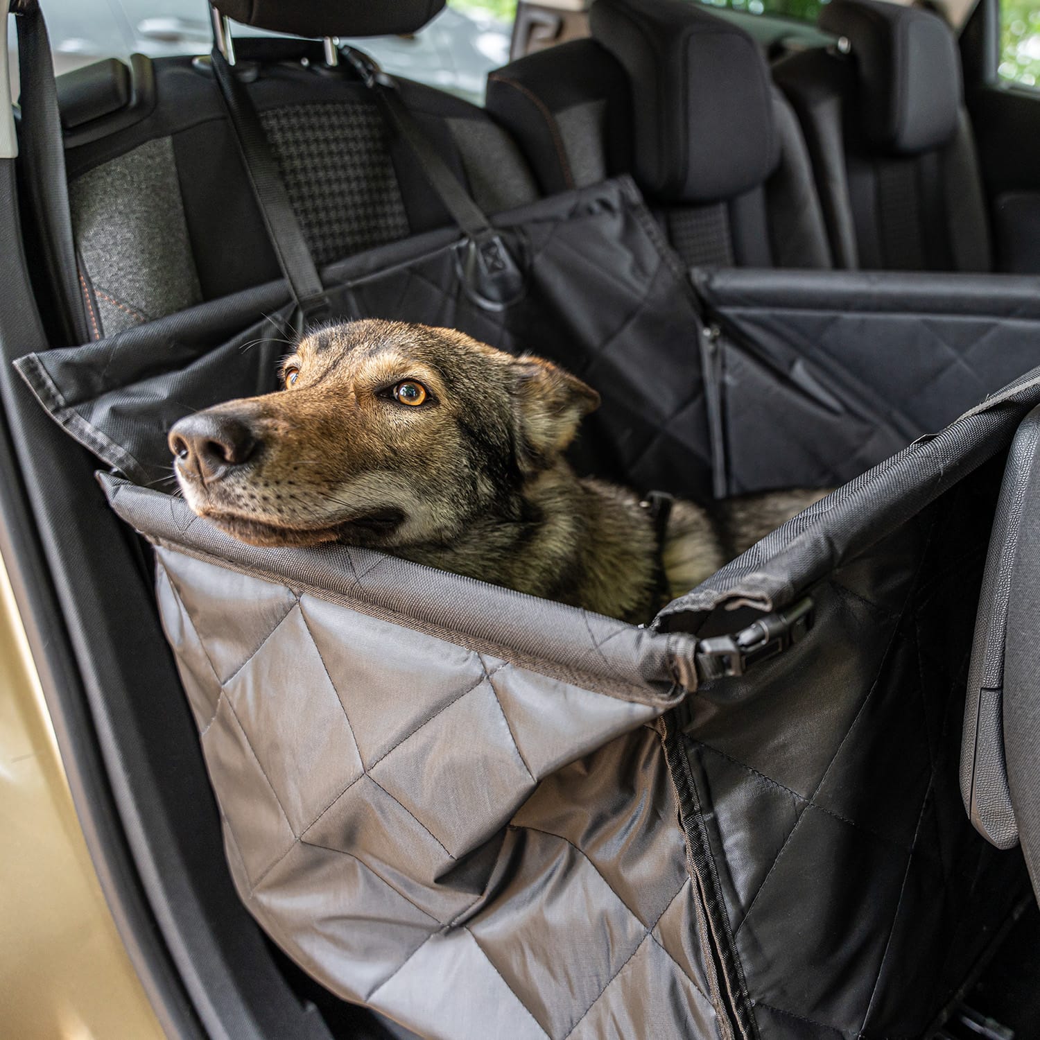 Czarny Fotelik Samochodowy Dla Psa Duży - obrazek 7