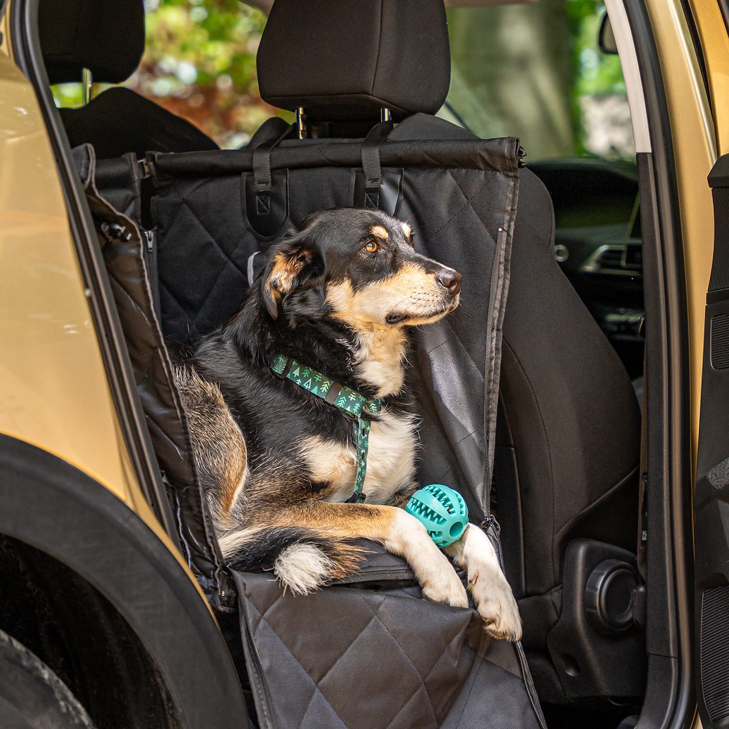 Czarny Fotelik Samochodowy Dla Psa Duży - obrazek 2