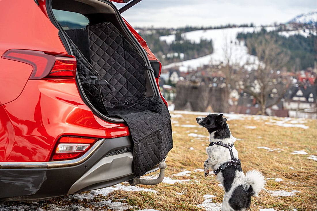 MATA DO BAGAZNIKA DLA PSA POKROWIEC DO SAMOCHODU AUTA KOMBI UNIWERSALNY - obrazek 11