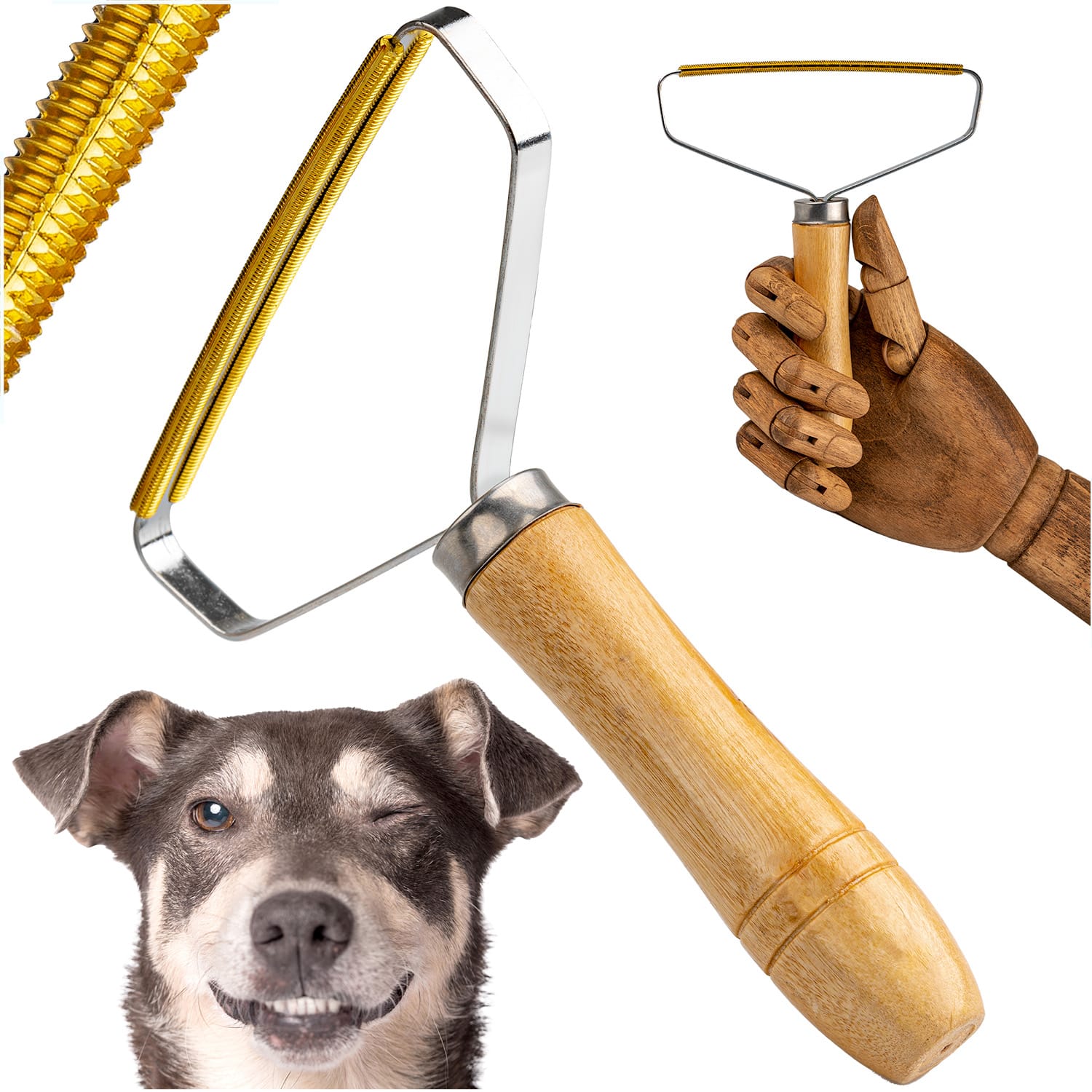 Szczotka do usuwania sierści psa lub kota