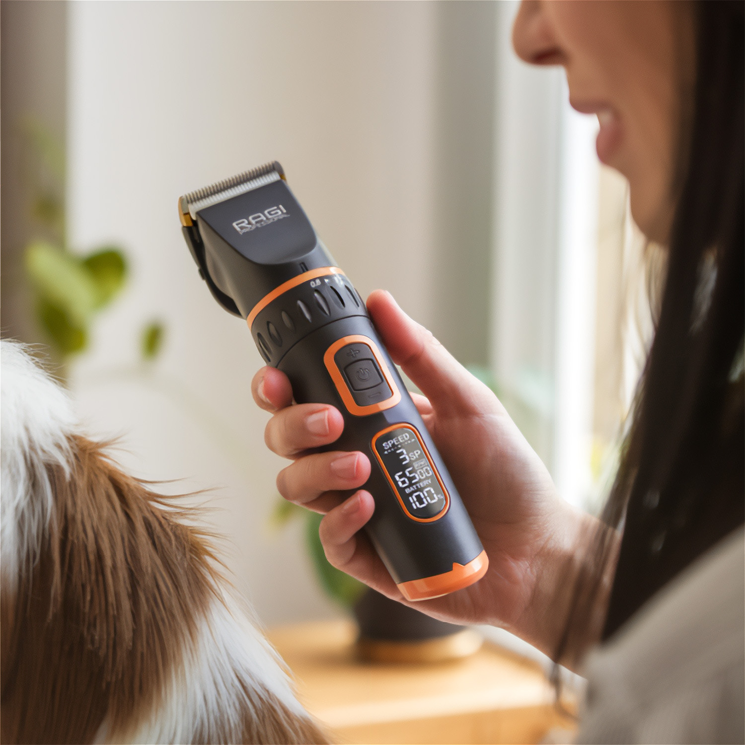 Maszynka do strzyżenia psa RAGI Profesjonalna Cicha Bezprzewodowa - obrazek 11