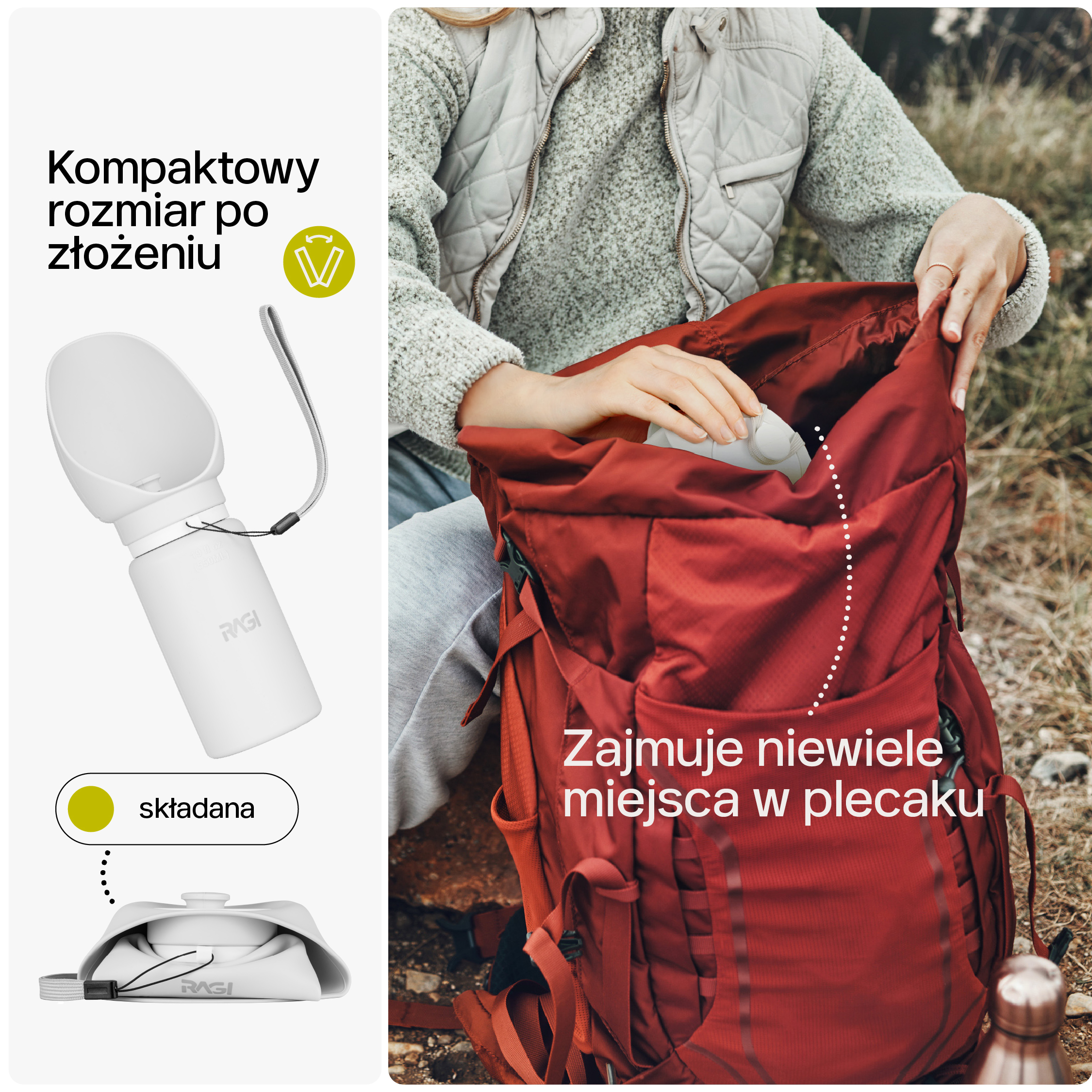 Butelka na wodę dla psa i kota, Bidon, Butelka przenośna - obrazek 7