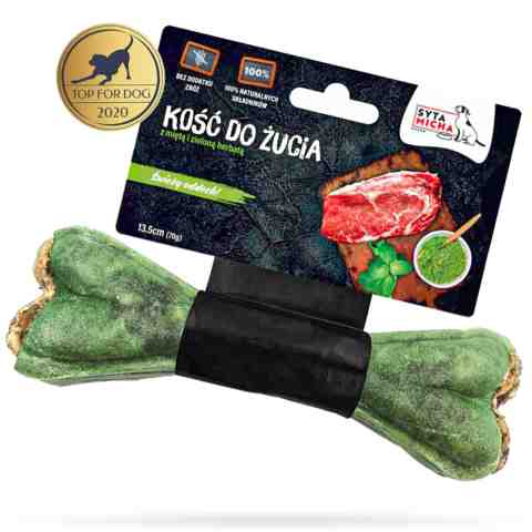 Alternative view of Syta Micha – Gryzak dla psa Kość do Żucia na Świeży Oddech 13,5 cm