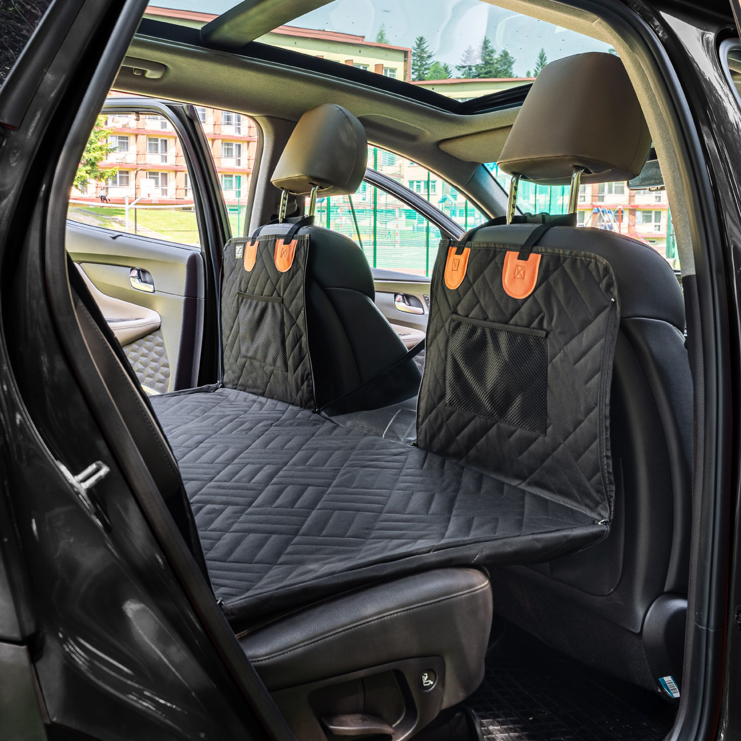 Mata dla Psa do Samochodu USZTYWNIANA Pokrowiec na Siedzenie Auta STABILNY - obrazek 15