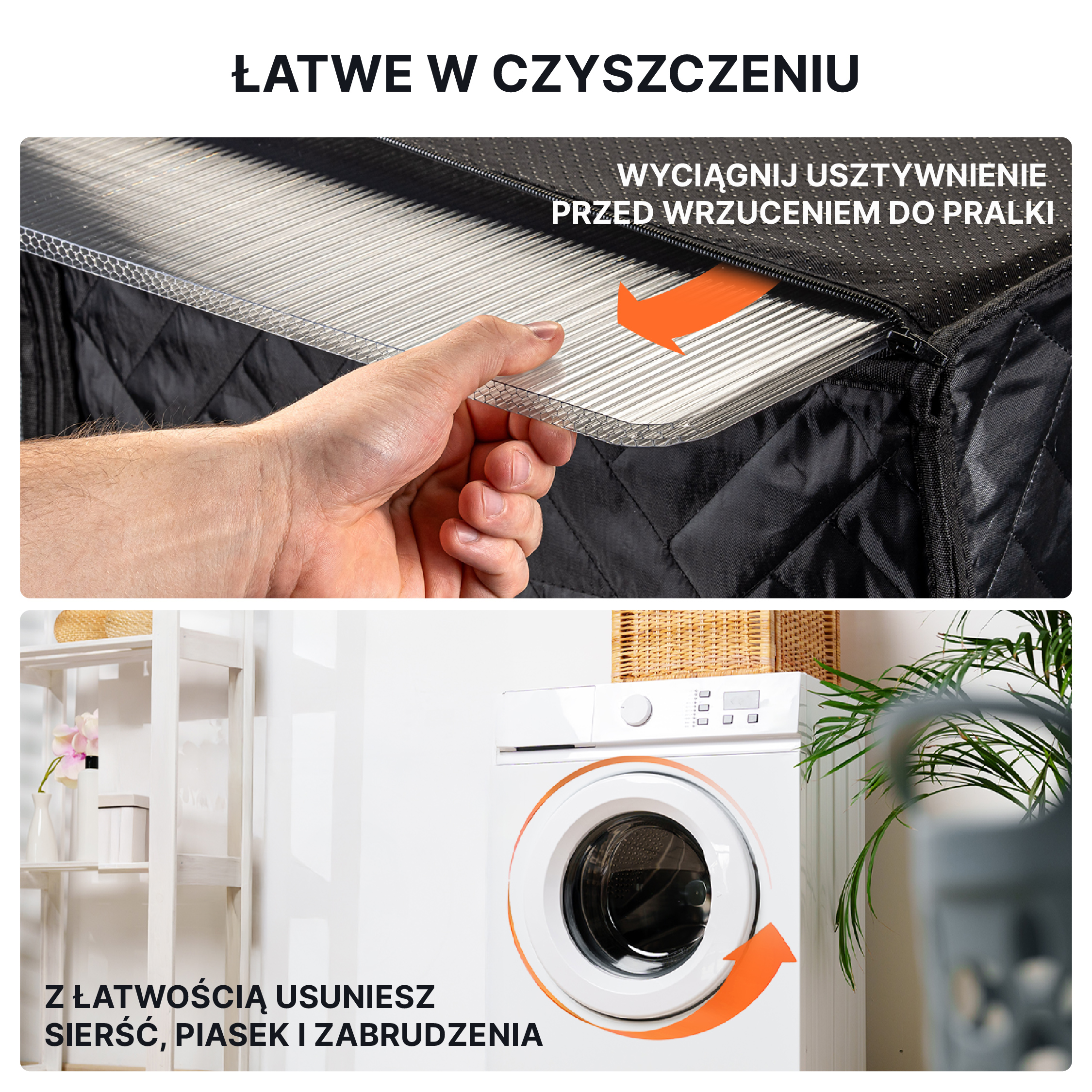 Mata dla Psa do Samochodu USZTYWNIANA Pokrowiec na Siedzenie Auta STABILNY - obrazek 10