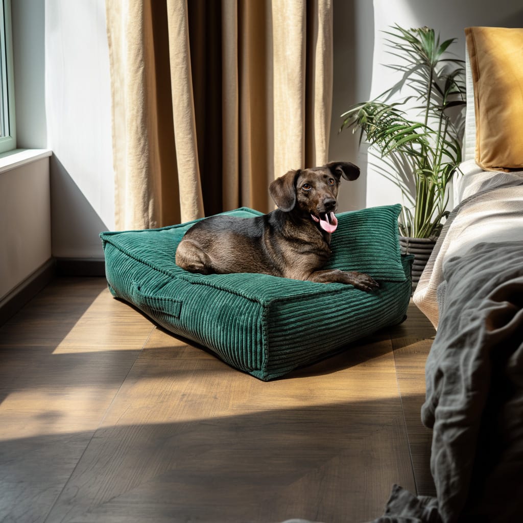 Legowisko dla psa Łóżko Materac Posłanie dla psa Zielone Rozmiary - obrazek 2