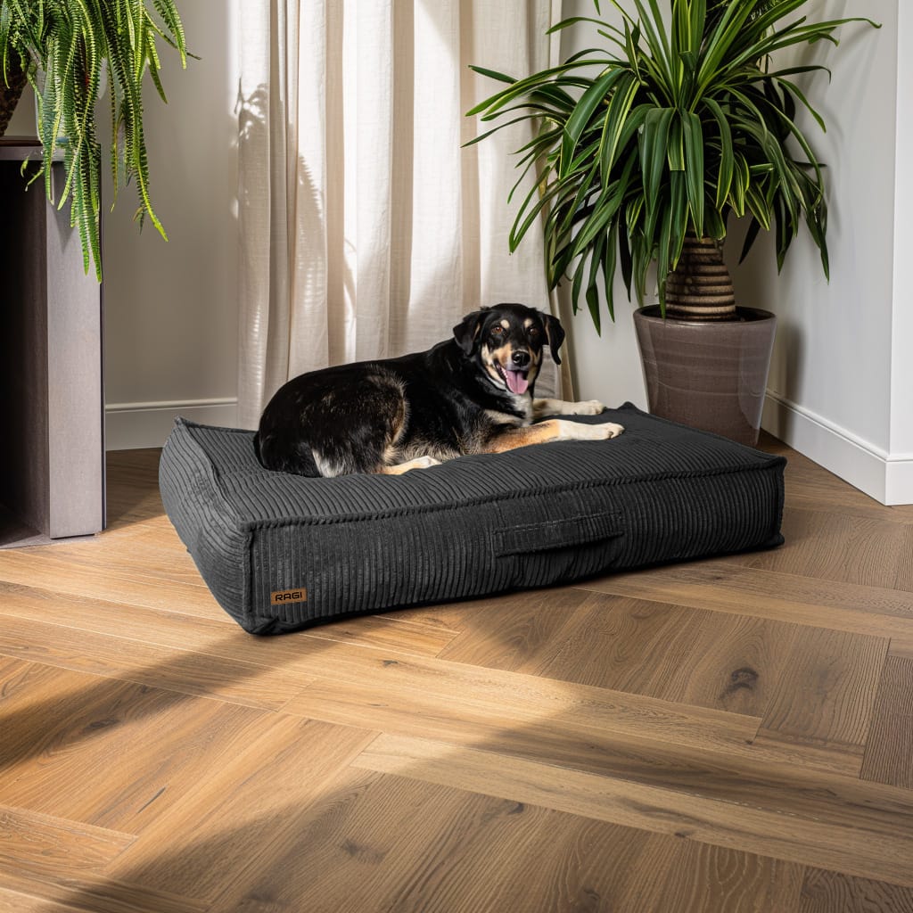 Legowisko dla psa Łóżko Materac Posłanie dla psa Grafitowe Rozmiary - obrazek 6