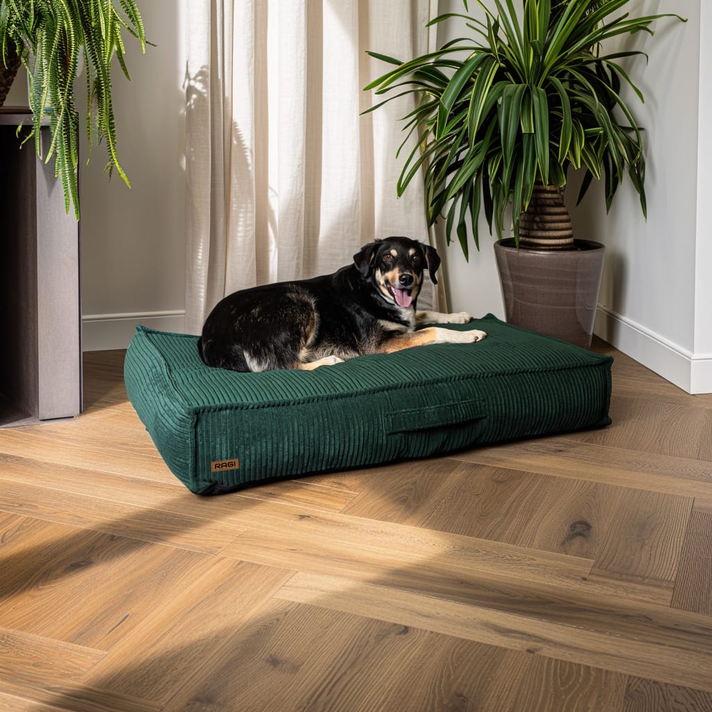 Legowisko dla psa Łóżko Materac Posłanie dla psa Zielone Rozmiary - obrazek 6