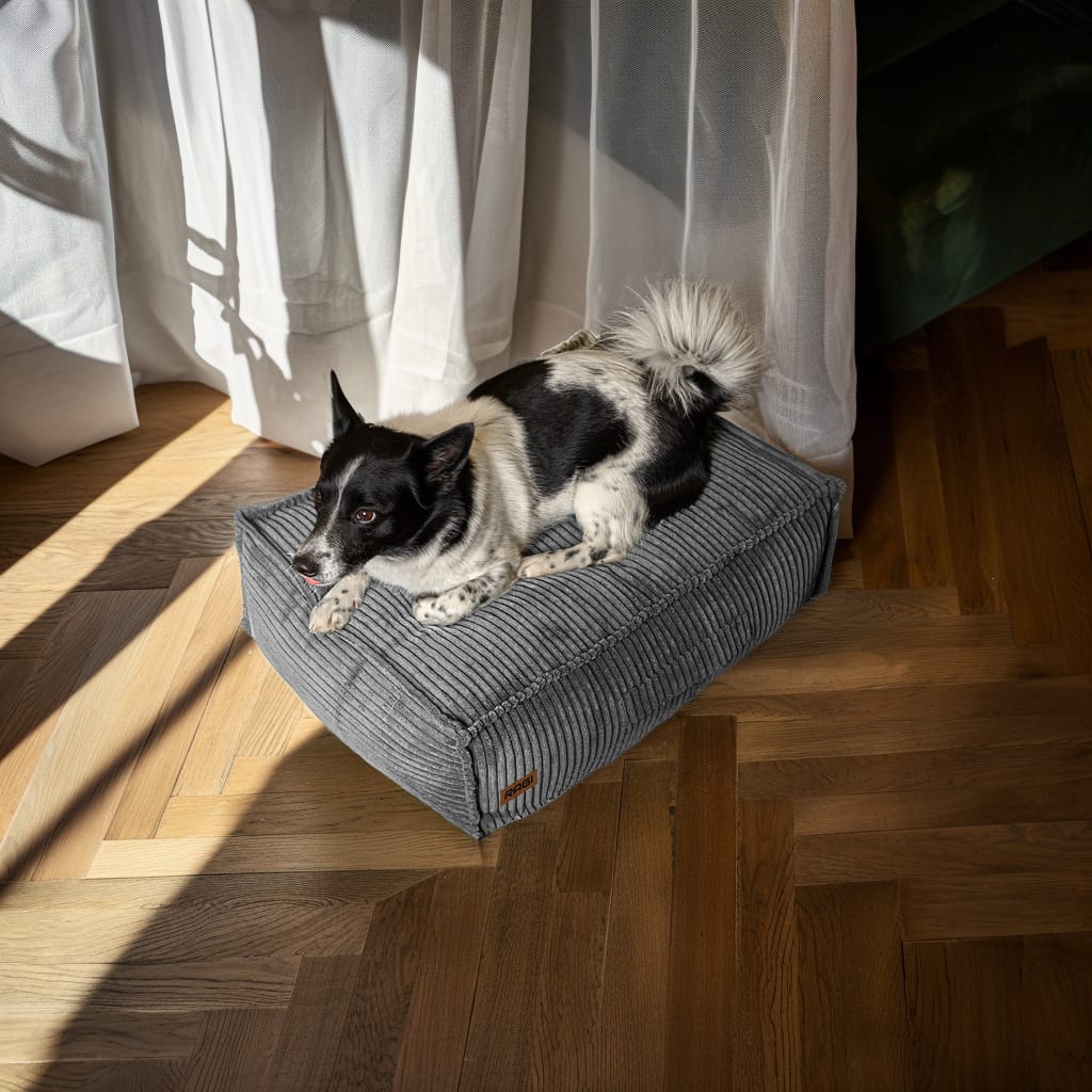 Legowisko dla psa Materac Posłanie dla psa Jasnoszare Rozmiary - obrazek 3
