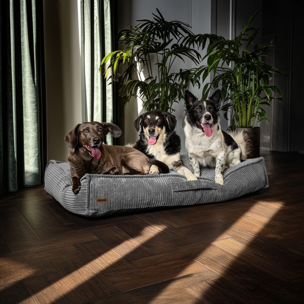 Legowisko dla psa Materac Posłanie dla psa Jasnoszare Rozmiary - obrazek 9