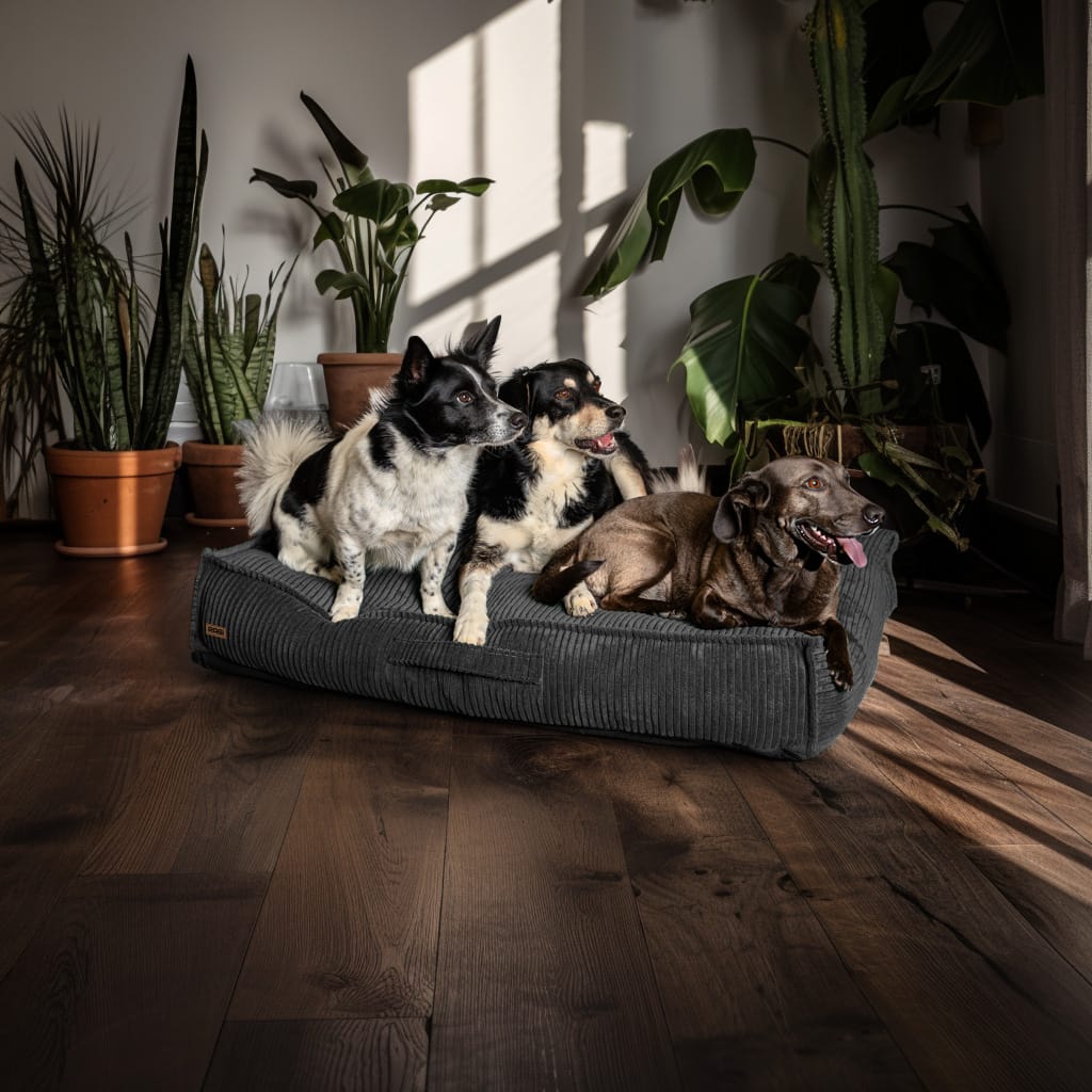 Legowisko dla psa Łóżko Materac Posłanie dla psa Grafitowe Rozmiary - obrazek 10