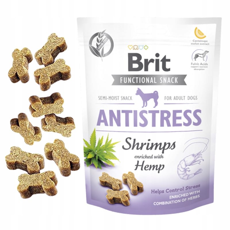 Przysmak Karma dla psa Brit Care Dog Functional Snack Shrimp Antistress 150 g - obrazek 2