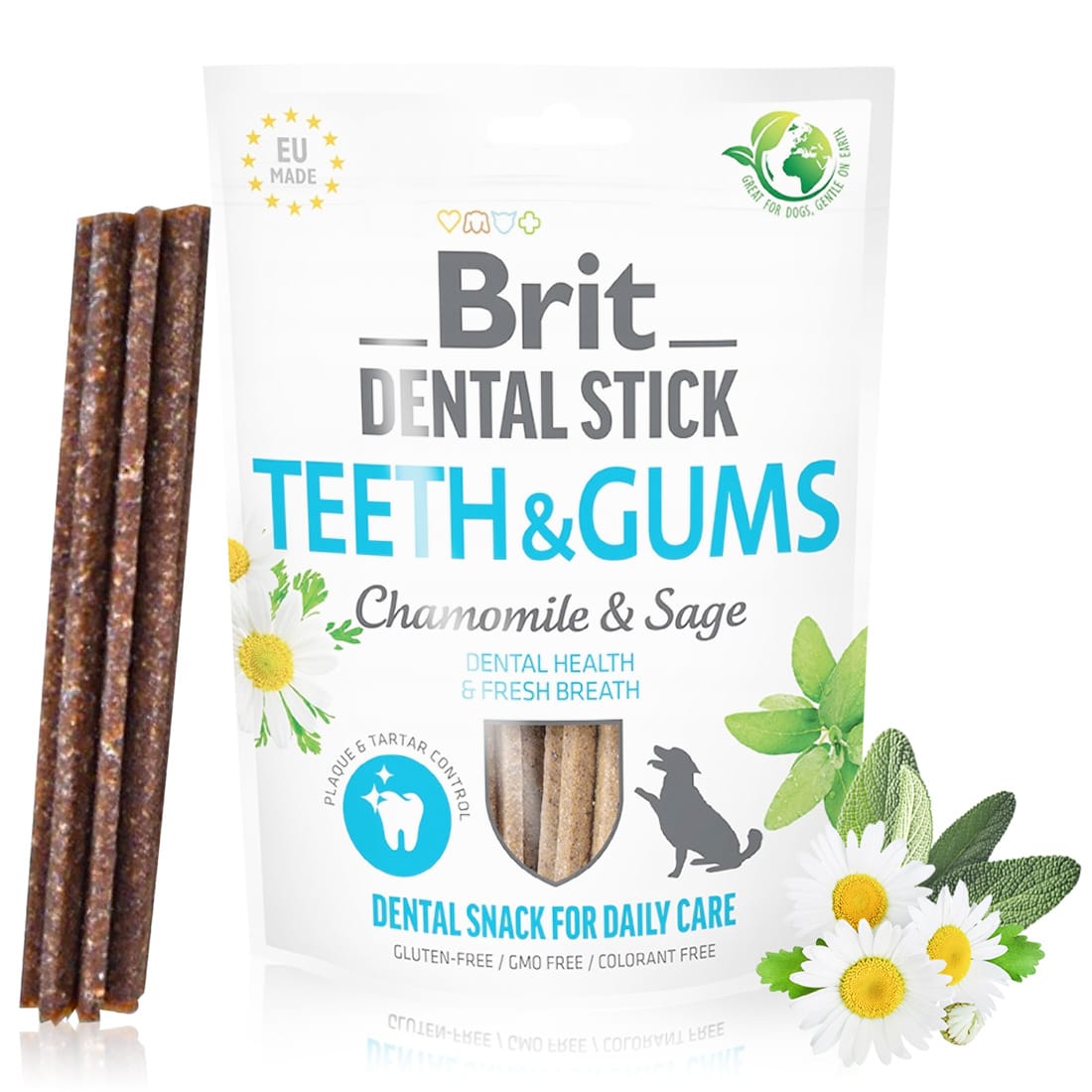 Przysmak dla psa Brit Dental Stick Teeth & Gums with Chamomile & Sage 7 szt