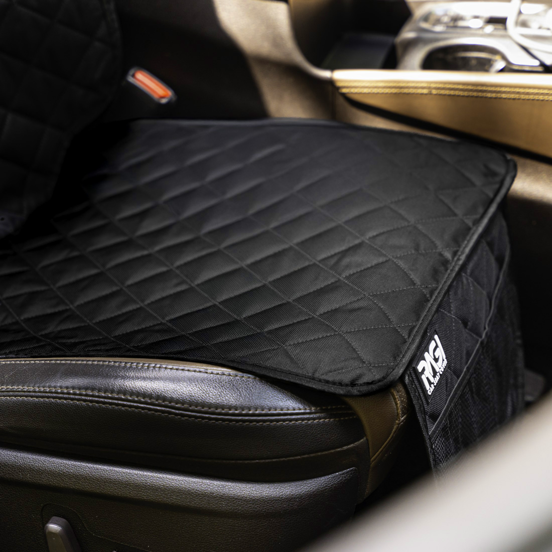 2w1 Mata ochronna pod fotel samochodowy + Osłona na tył fotela Pokrowiec na siedzenie Ochrona na pojedynczy fotel Auta - obrazek 8