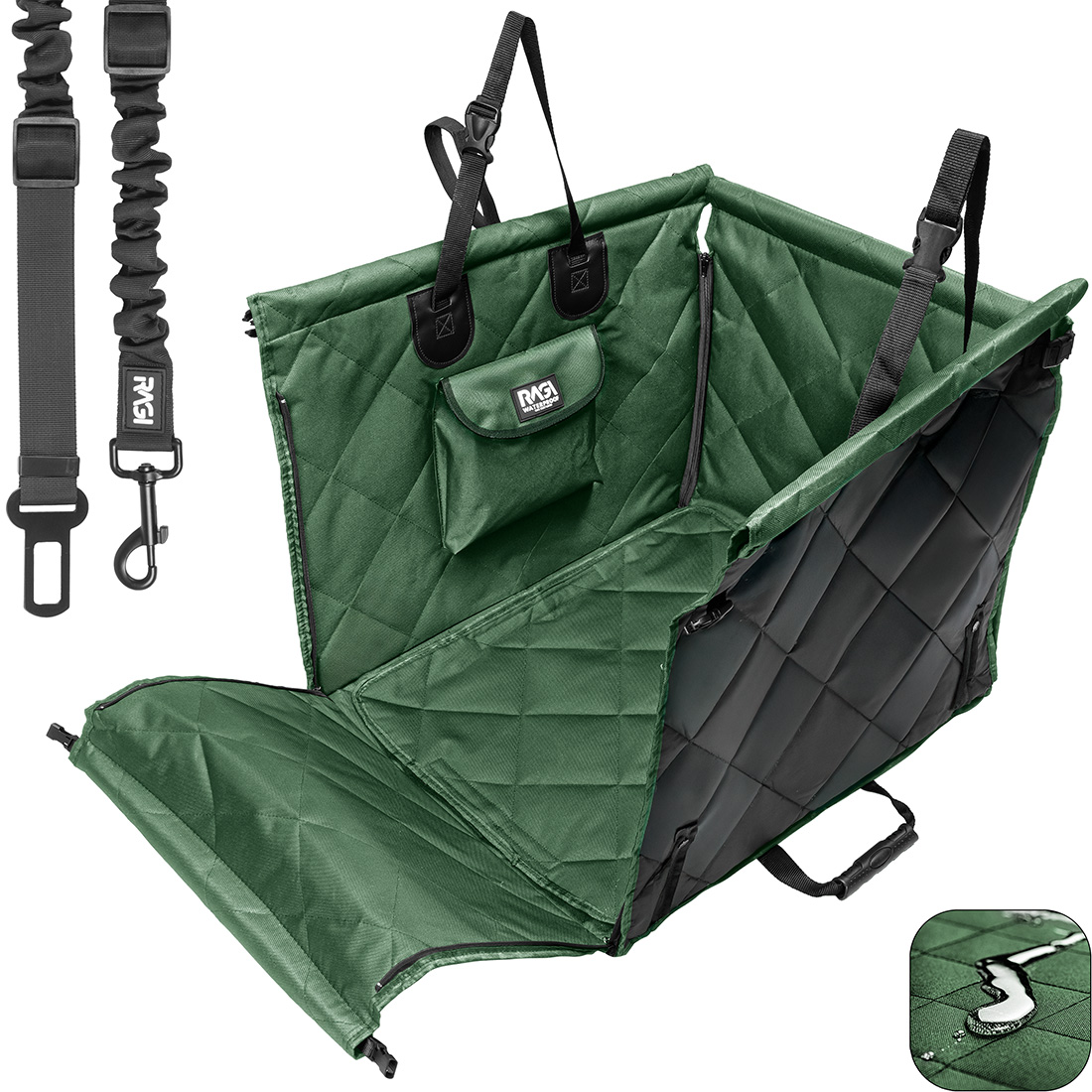 Fotelik Samochodowy Dla Psa Kota Transporter Duży Na Siedzenie Mata Do Auta