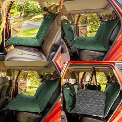 Alternative view of MATA DLA PSA DO SAMOCHODU POKROWIEC SIEDZENIE UNIWERSALNA SAMOCHODOWA 4W1