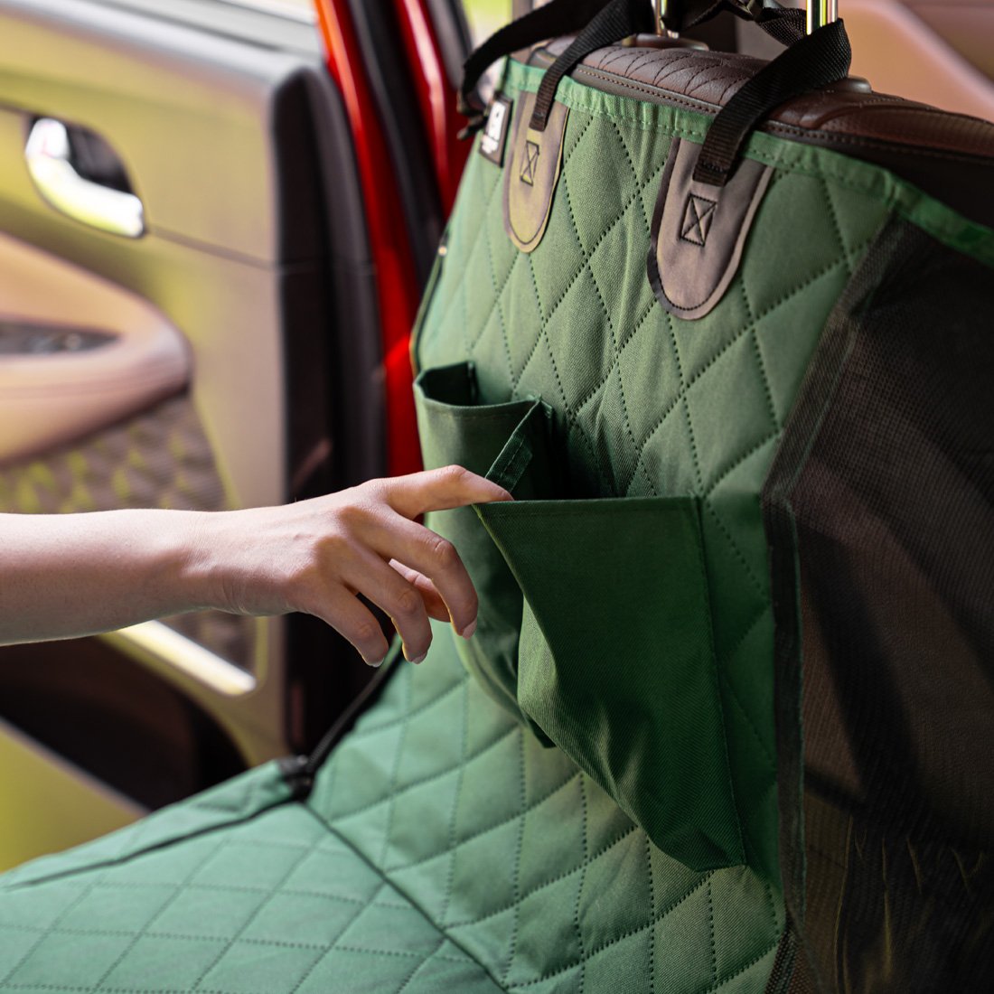 MATA DLA PSA DO SAMOCHODU POKROWIEC UNIWERSALNY SIEDZENIE AUTA WODOODPORNY - obrazek 6