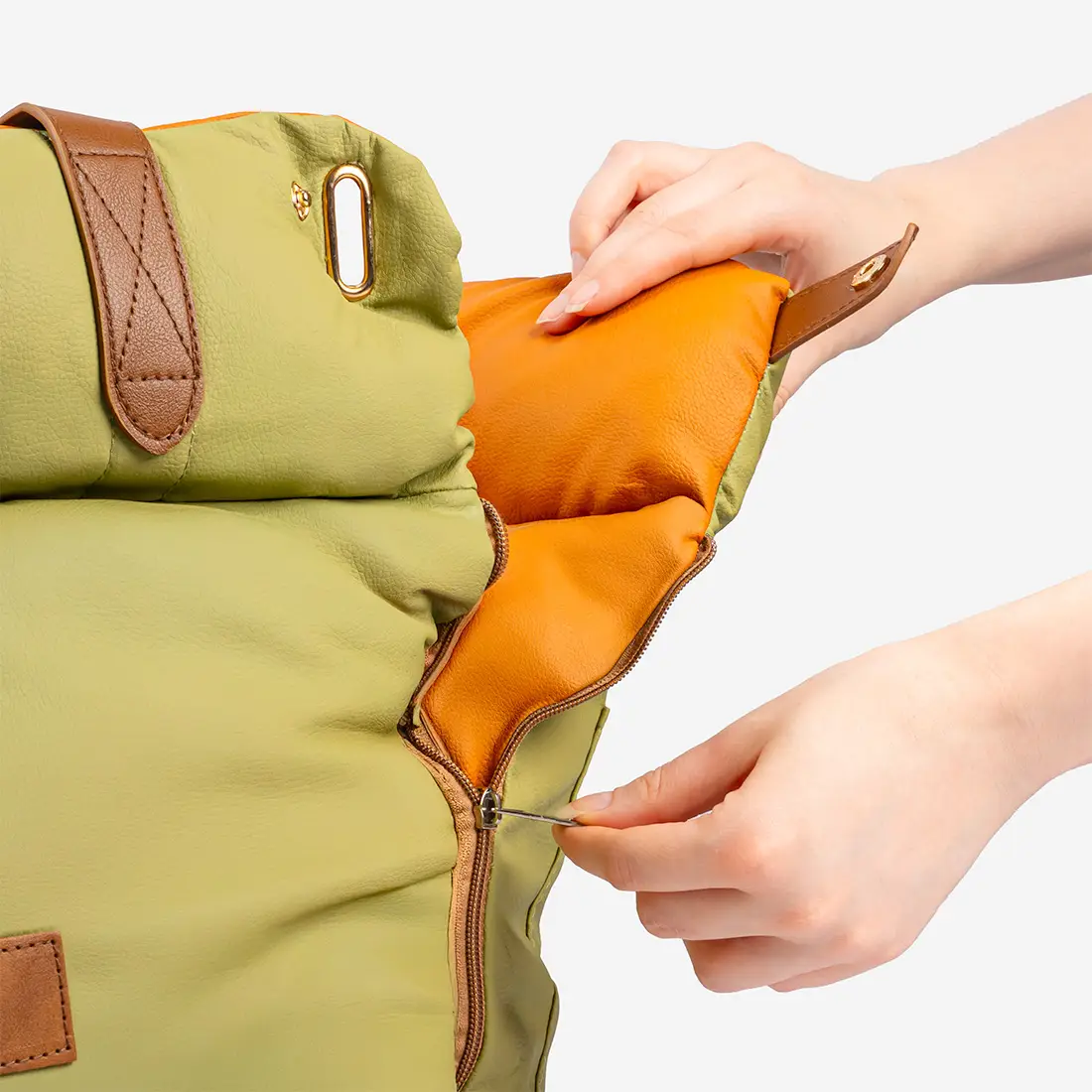 Fotelik Samochodowy dla Psa Legowisko na Siedzenia Torba Transportowa 3w1 Zielony - obrazek 5