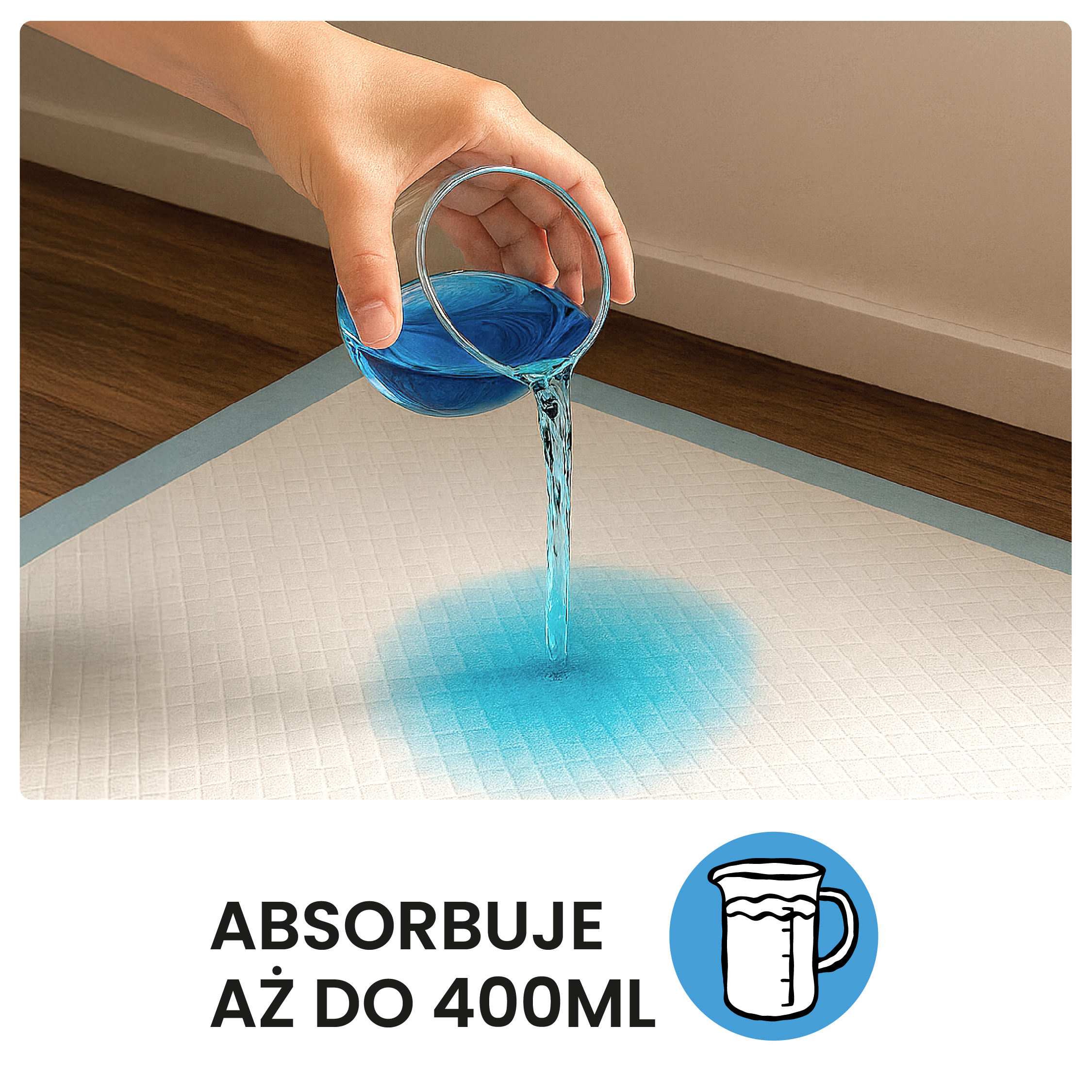 Podkłady dla psów Maty dla psa do sikania Higieniczne Chłonne 60x60 100 szt. - obrazek 5