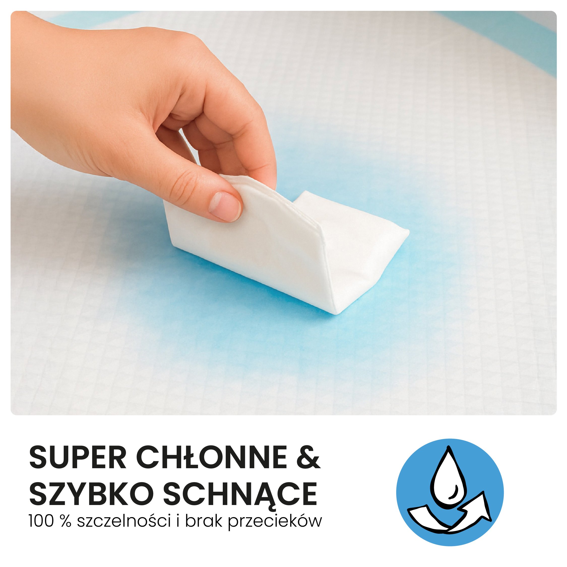 Podkłady dla psów Maty dla psa do sikania Higieniczne Chłonne 60x60 100 szt. - obrazek 4