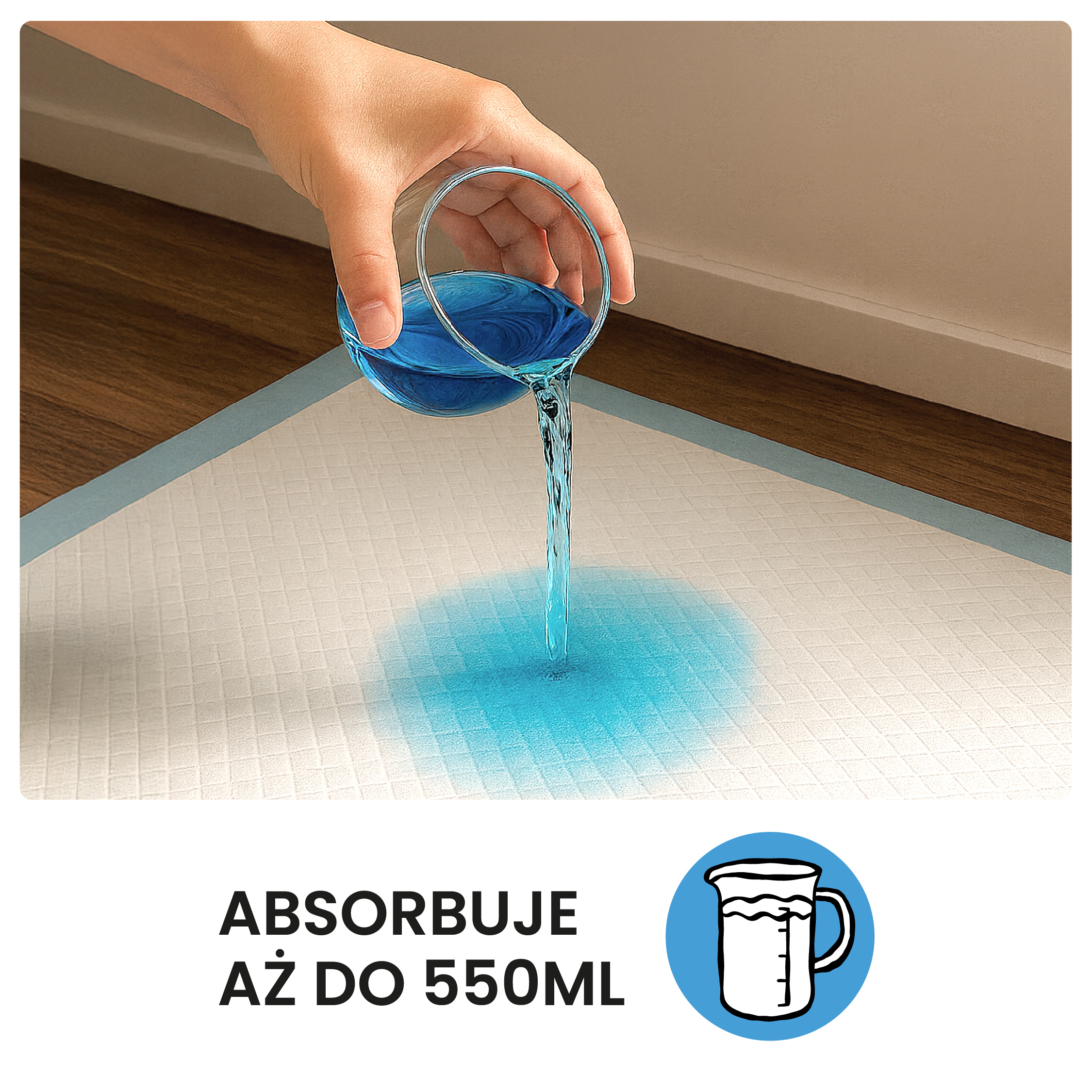 Podkłady dla psów Maty dla psa do sikania Higieniczne Chłonne 90x60 50 szt. - obrazek 4