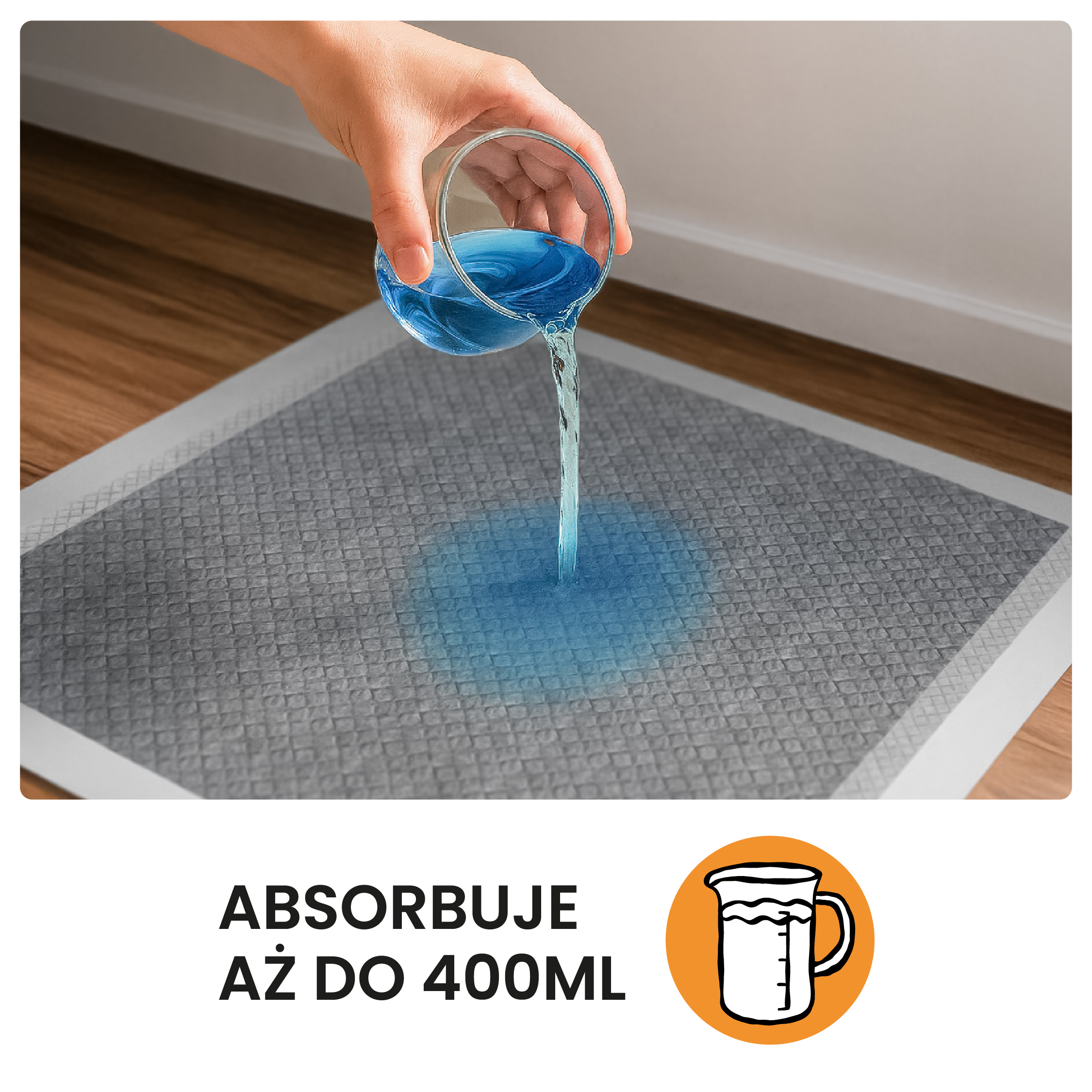 Podkłady dla psów Maty dla psa do sikania Z węglem Chłonne 60x60 100 szt - obrazek 5