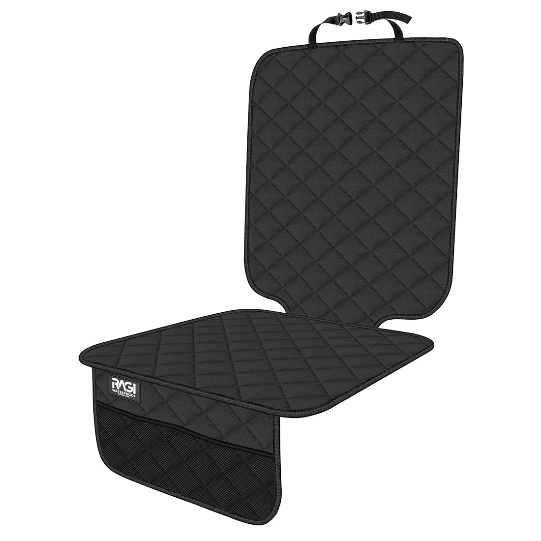 Mata Ochronna pod Fotelik Samochodowy Pokrowiec Osłona Fotela 2w1 Organizer KIESZENIE - obrazek 5