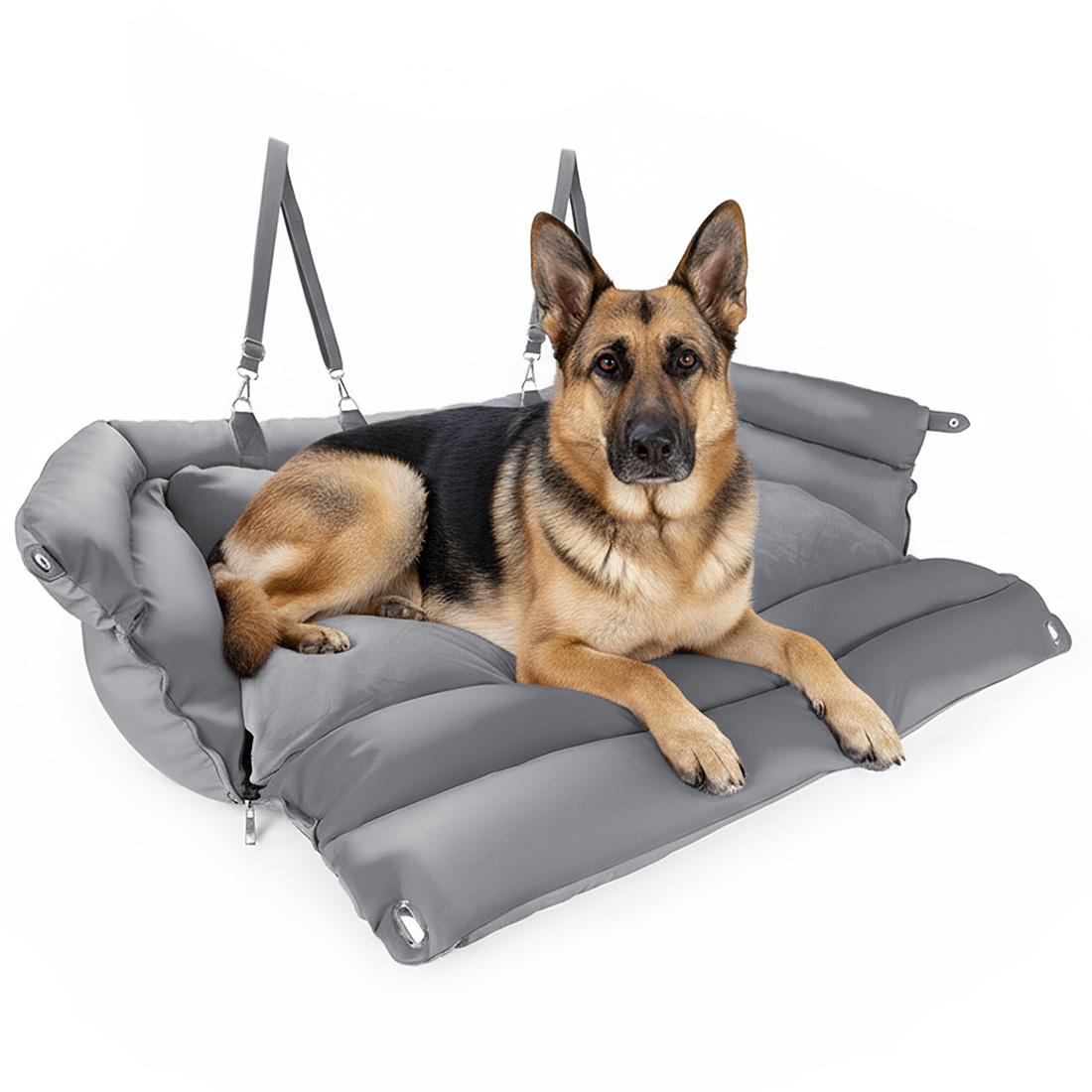 Fotelik Samochodowy dla Psa Legowisko na Siedzenia 2w1 Transporter dla psów - obrazek 4