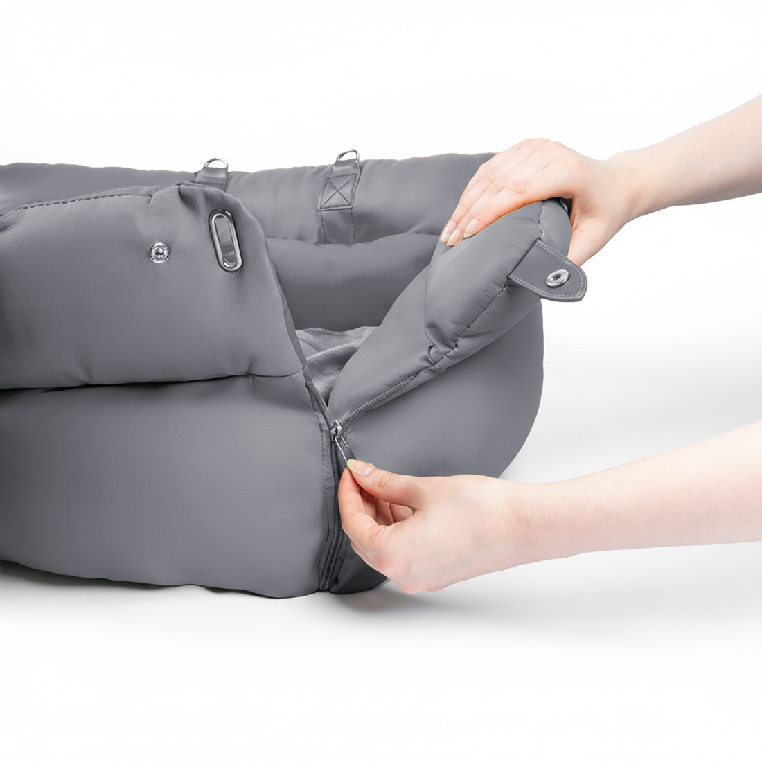 Fotelik Samochodowy dla Psa Legowisko na Siedzenia 2w1 Transporter dla psów - obrazek 7