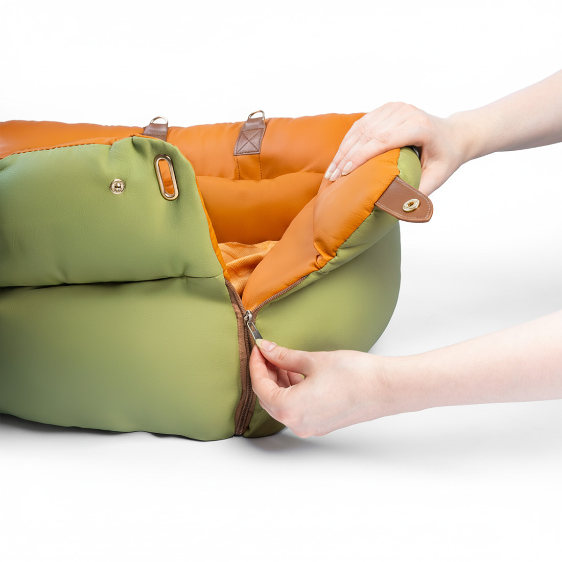 Fotelik Samochodowy dla Psa Legowisko na Siedzenia 2w1 Transporter dla psów - obrazek 7