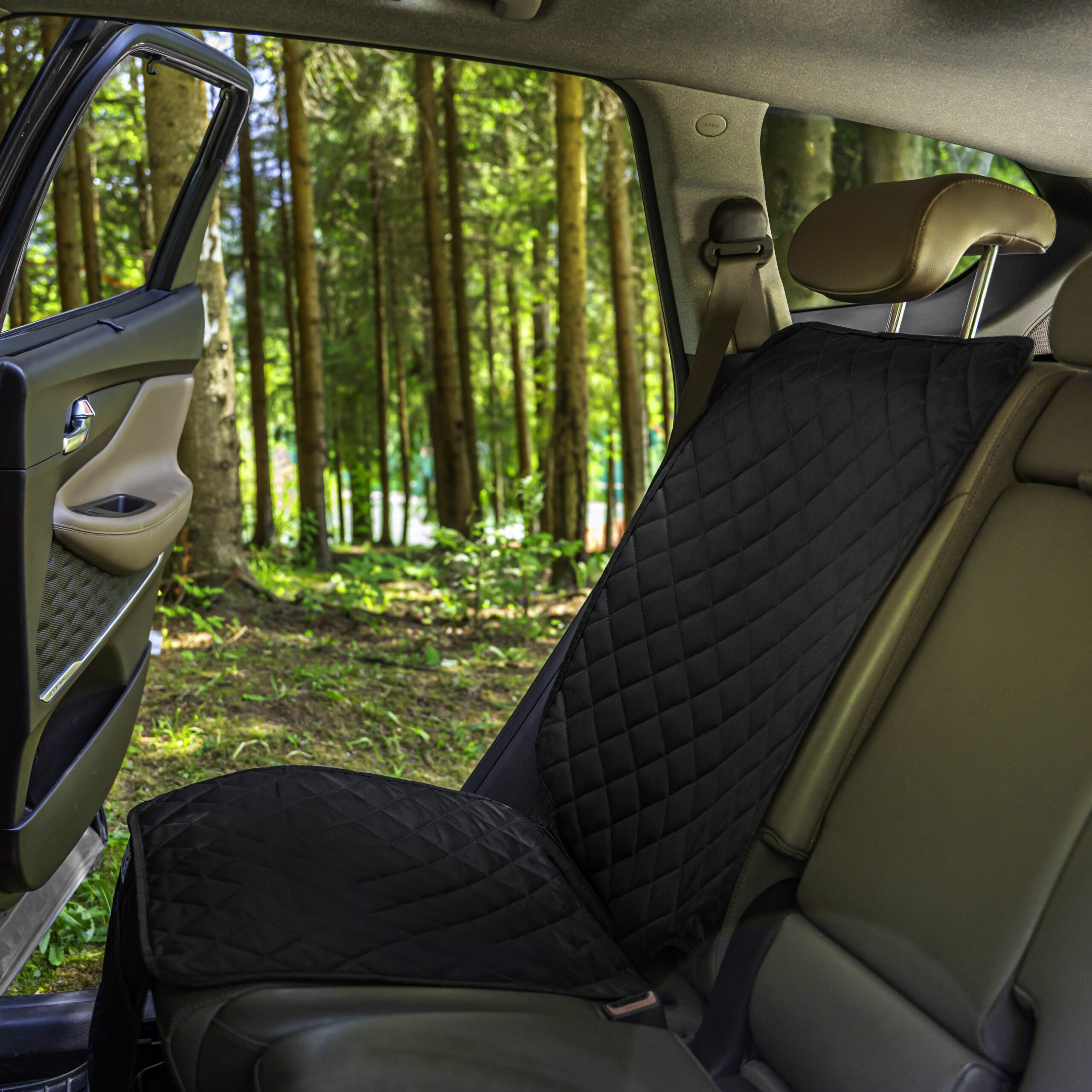 Mata Ochronna pod Fotelik Samochodowy Pokrowiec Osłona Fotela 2w1 Organizer KIESZENIE - obrazek 8