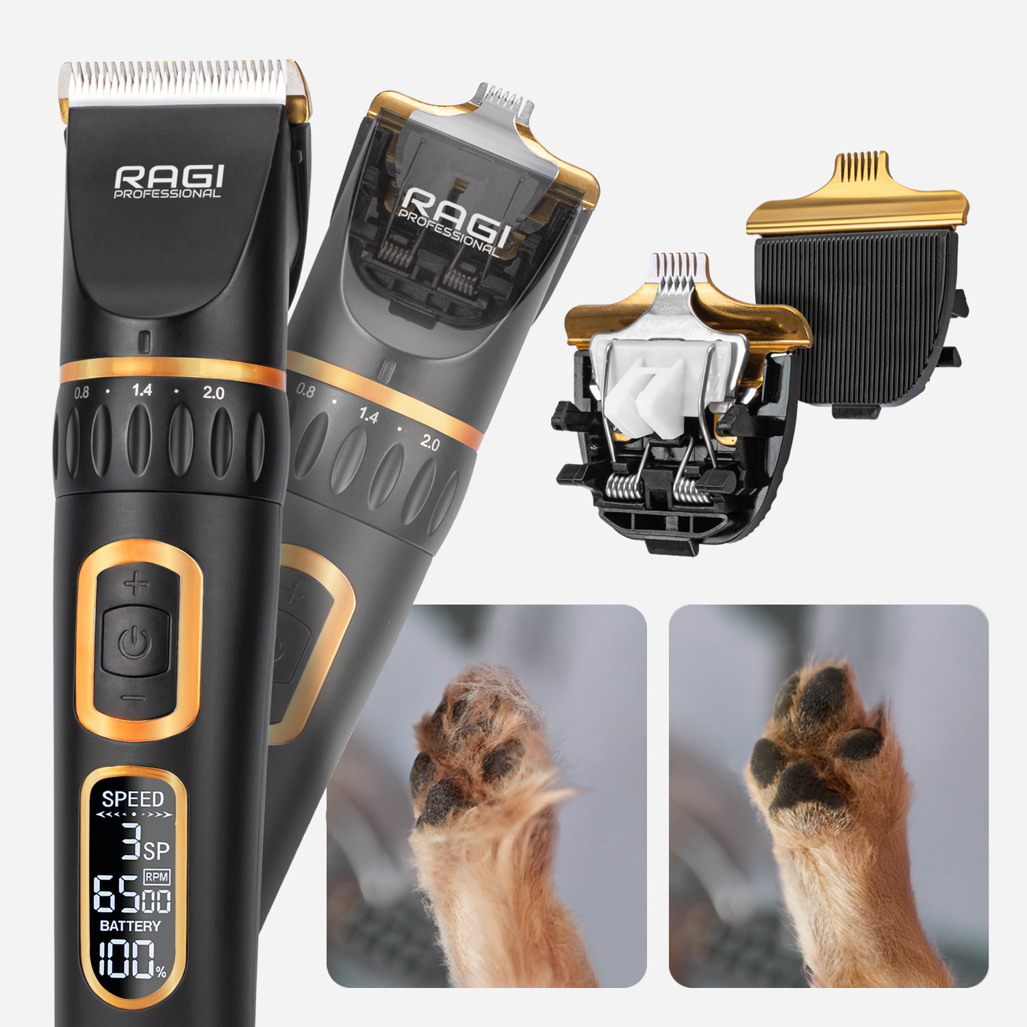 OSTRZE TRYMER GŁOWICA do Maszynki Ragi strzyżenie psów zwierząt - obrazek 3