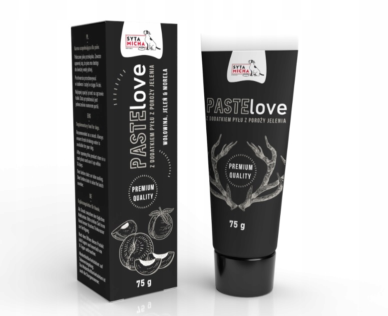 Syta Micha Przysmak Pasta dla Psa PASTElove Wołowina Jeleń i Morele 75 g - obrazek 2